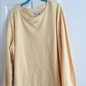 Long Sleeved Yellow Casual Top